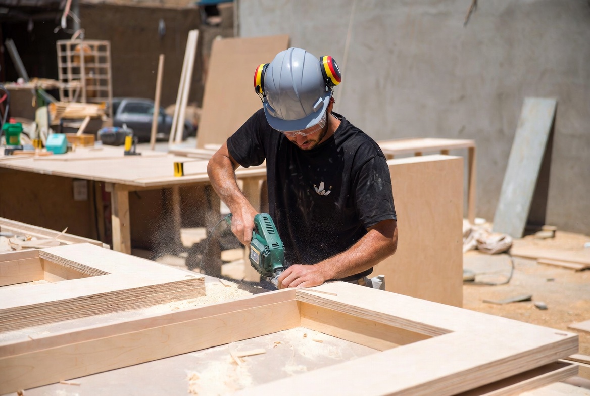 Joinery Contractor Software using construction software on site