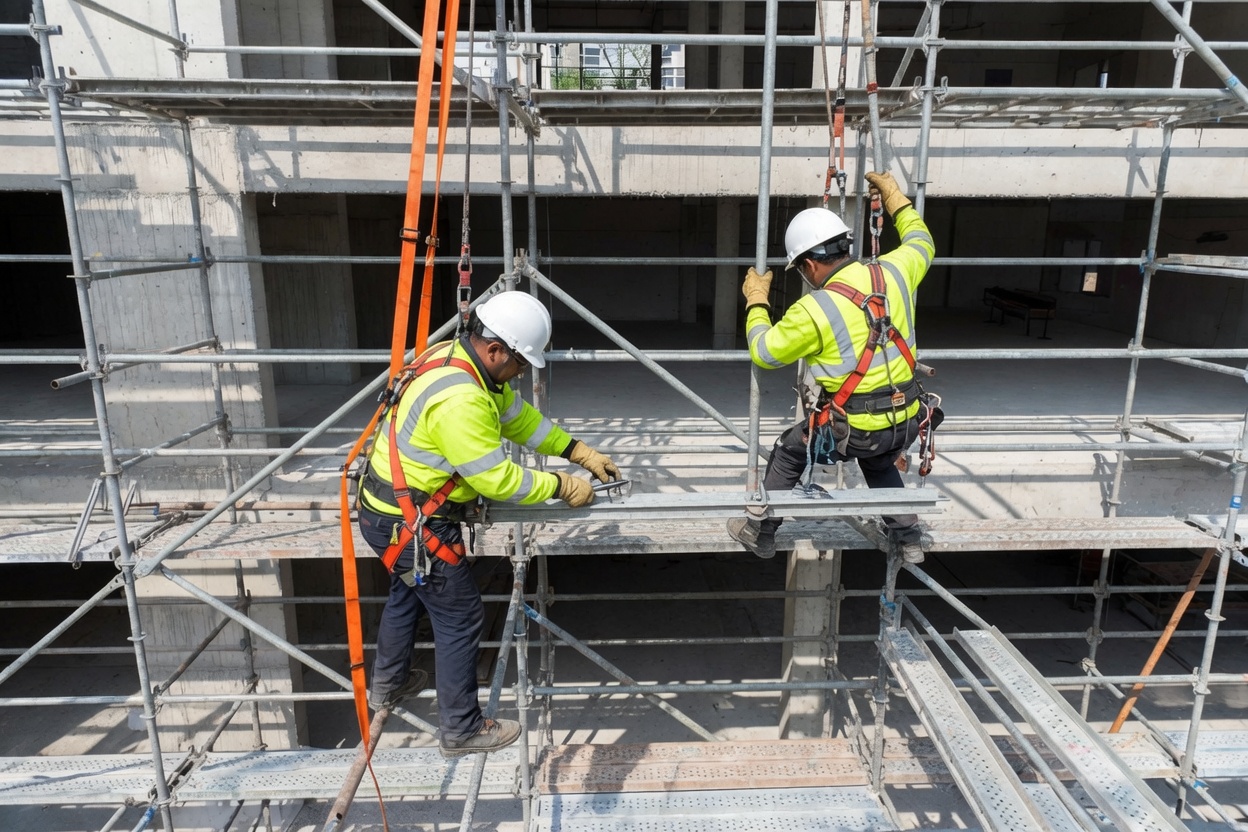 Scaffolding Contractor Software using construction software on site